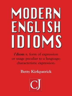 cover image of Modern English Idioms